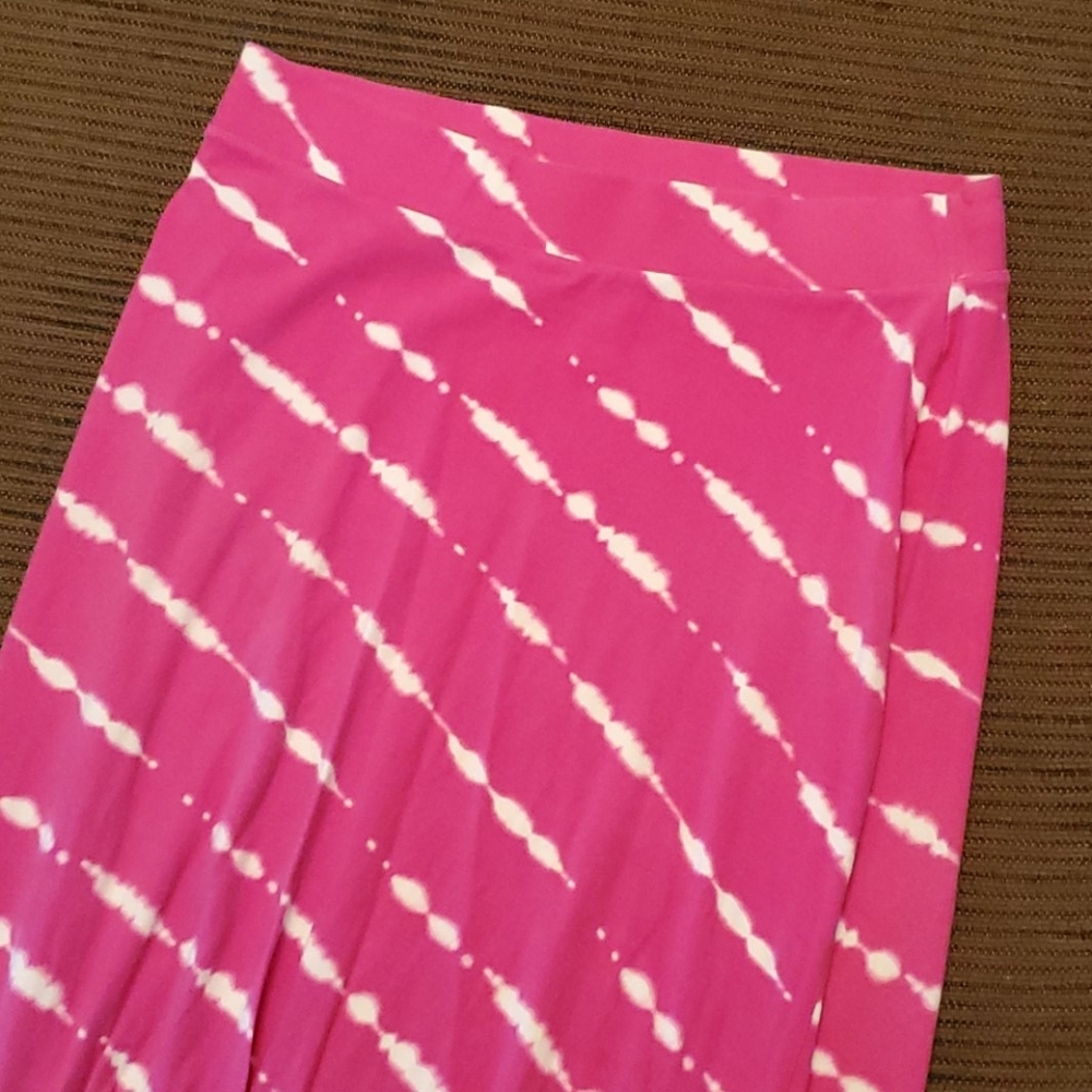 Sonoma Pink Tie-Dye Maxi Skirt